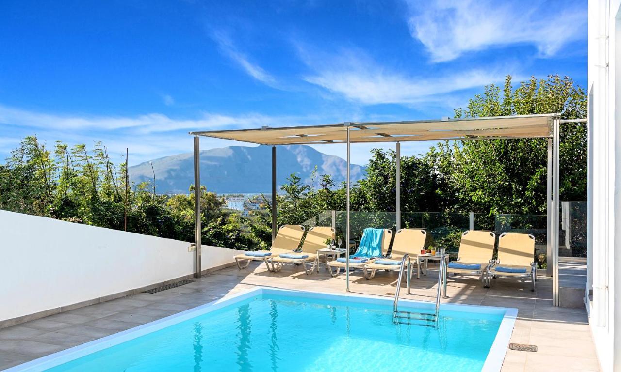 Cretan Sunset Villa Heated Pool Δράμια Εξωτερικό φωτογραφία