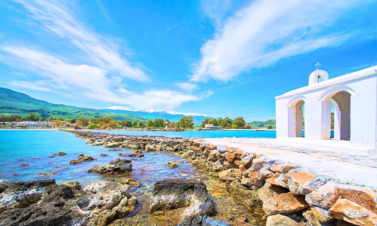 Cretan Sunset Villa Heated Pool Δράμια Εξωτερικό φωτογραφία