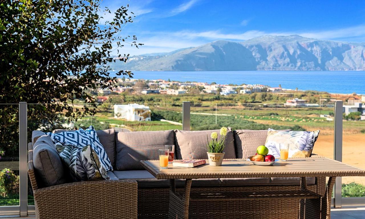 Cretan Sunset Villa Heated Pool Δράμια Εξωτερικό φωτογραφία