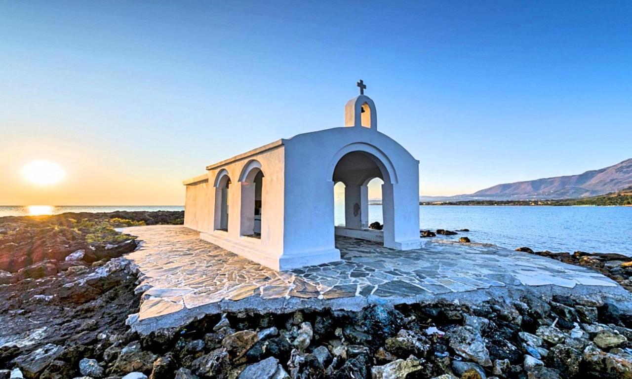 Cretan Sunset Villa Heated Pool Δράμια Εξωτερικό φωτογραφία