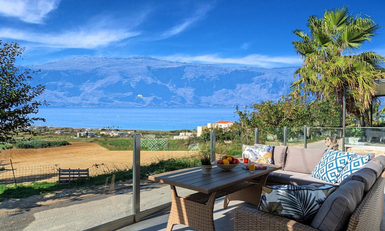 Cretan Sunset Villa Heated Pool Δράμια Εξωτερικό φωτογραφία